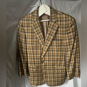 Brooks Brothers Brown Plaid Sport Coat